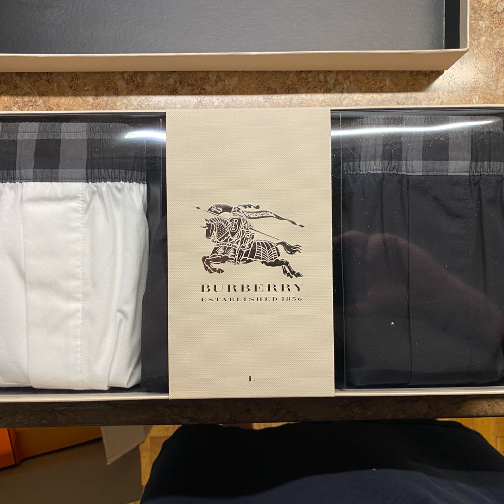 3pc Burberry Boxer Gift Set Beatman Check NWT Large